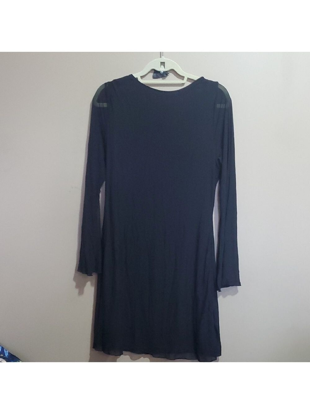 Shein Curve Elegant Black Long Sleeve Dress Size 1XL